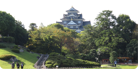 岡山城写真